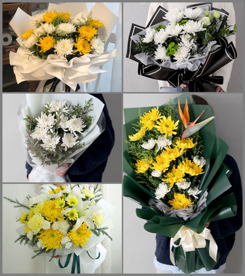 北京平谷区滨河街道白事花束代送